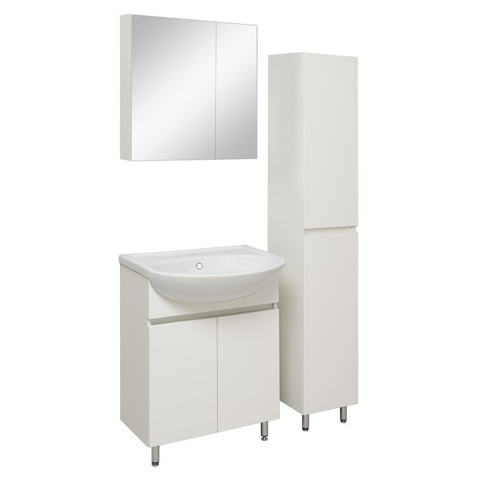 Зеркало-шкаф для ванной комнаты "Лада 60" белый, 12 х 60 х 65 см - фото 3 - id-p225063730