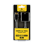 Переходник конвертер HDMI - VGA Cablexpert A-HDMI-VGA-04, длина 0,15 м