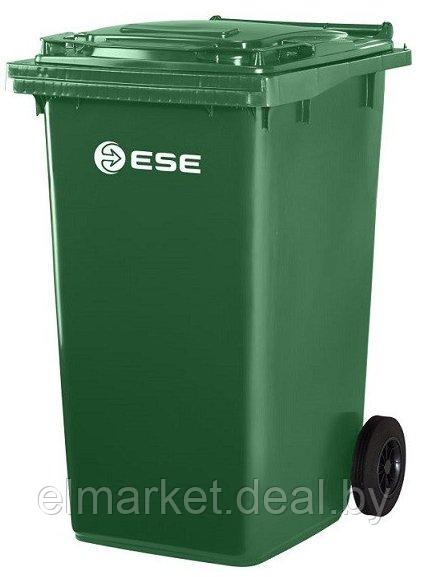 Мусорный контейнер ESE 240 л зелёный - фото 1 - id-p225064323