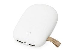 Универсальное зарядное устройство power bank в форме камня. 7800MAH. white