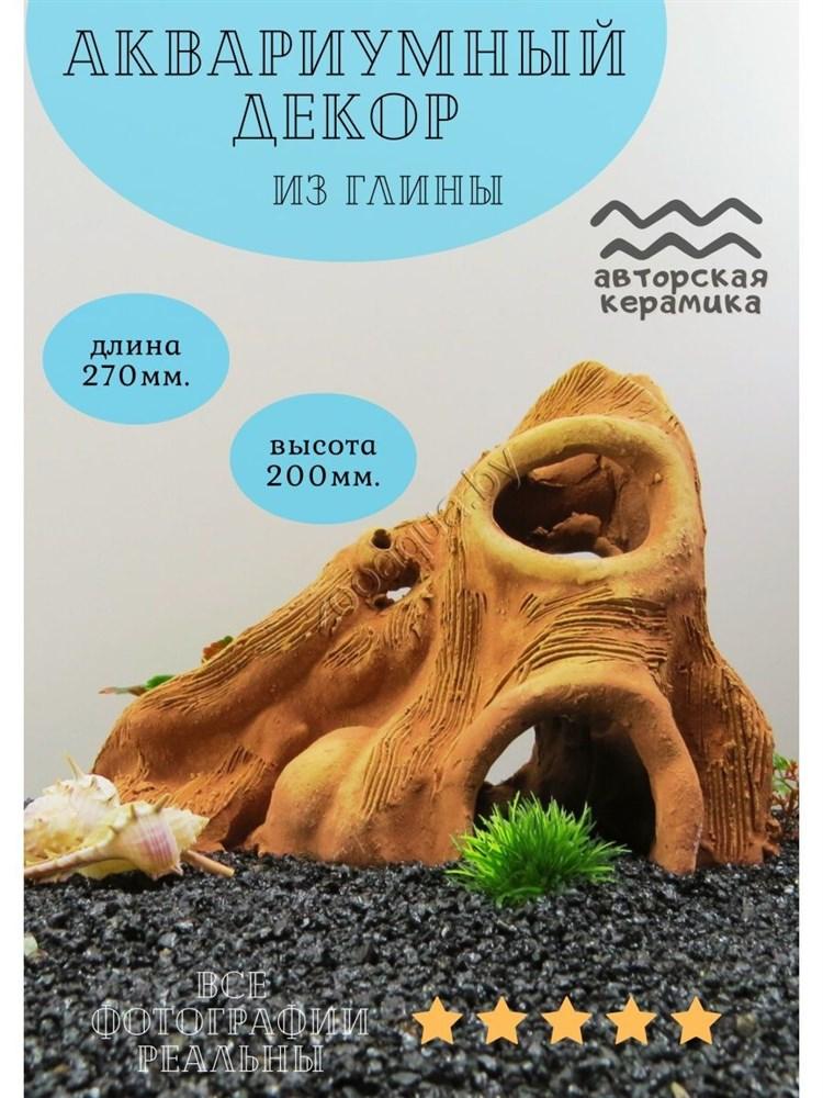 ZooAqua Декорация для аквариума из керамики №44, коряга, укрытие - фото 1 - id-p225067432