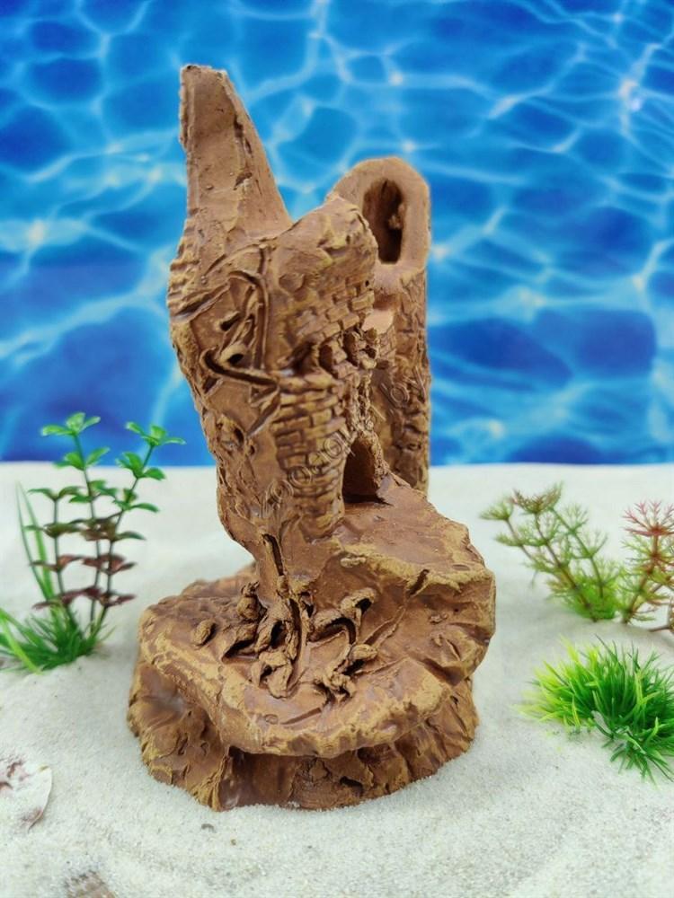 ZooAqua Декорация для аквариума №32, авторская керамика глина - фото 6 - id-p225067435