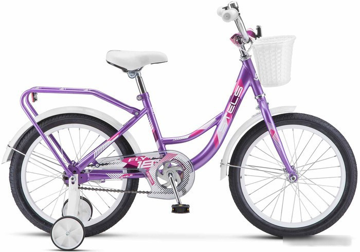 Детский велосипед Stels Flyte 18 Z011 2023 (сиреневый) - фото 1 - id-p225066057