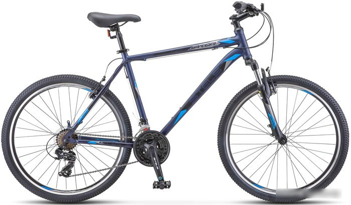 Велосипед Stels Navigator 500 V 26 V020 р.18 2023 (темно-синий/голубой) - фото 1 - id-p225066938