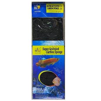 Угольная губка Super Activated Carbon Sponge 32,5х12,5х1,5см