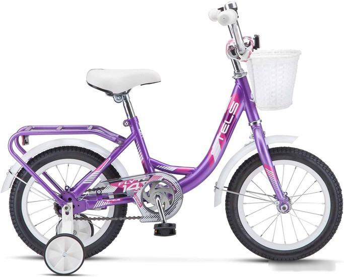 Детский велосипед Stels Flyte 14 Z011 2023 (сиреневый) - фото 1 - id-p225066970