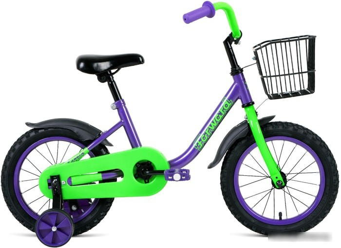 Детский велосипед Forward Barrio 14 2022 (фиолетовый) - фото 1 - id-p225066971