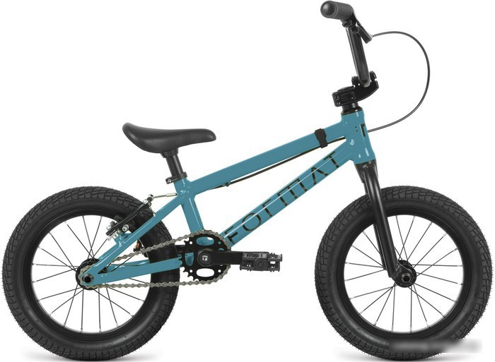 Детский велосипед Format Kids BMX 14 2022 (синий/голубой-матовый ) - фото 1 - id-p225066972