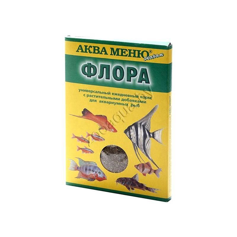 АкваМеню АКВА МЕНЮ ФЛОРА- ежедневный корм с растительными добавками для рыб, 30 гр. - фото 1 - id-p225067504