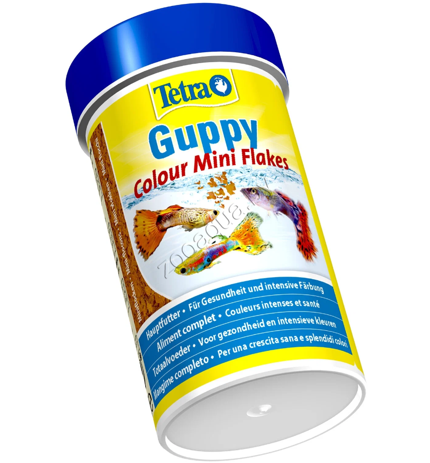 Tetra Сухой корм для рыб Tetra Guppy Colour Mini Flakes 100мл - фото 1 - id-p225067525