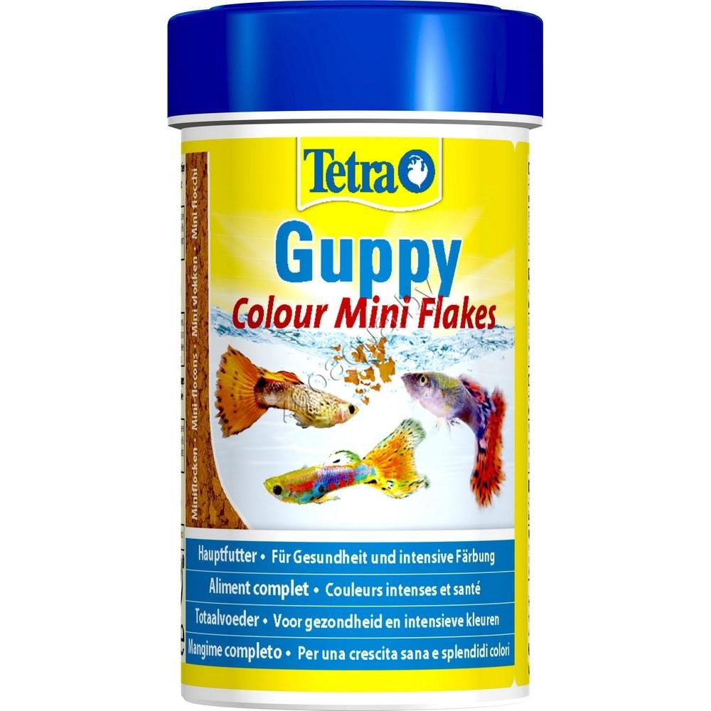 Tetra Сухой корм для рыб Tetra Guppy Colour Mini Flakes 100мл - фото 2 - id-p225067525