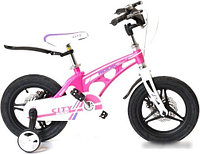 Детский велосипед Rook City 14 (розовый)
