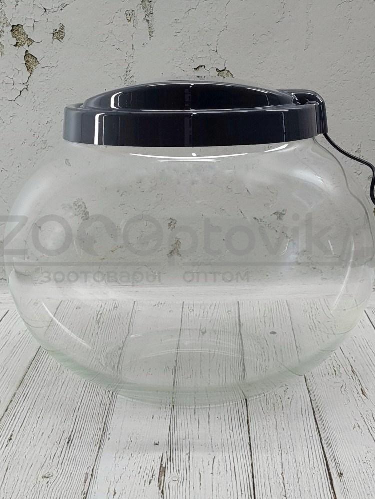 ZooAqua Аквариум круглый на 12 л. черный с Led светильником на пульте управления деньночь и др. режимы - фото 4 - id-p225067224