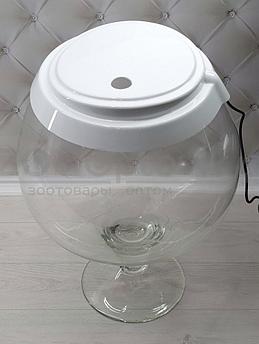 ZooAqua Белая крышка для аквариума 10 литров с Led светильником