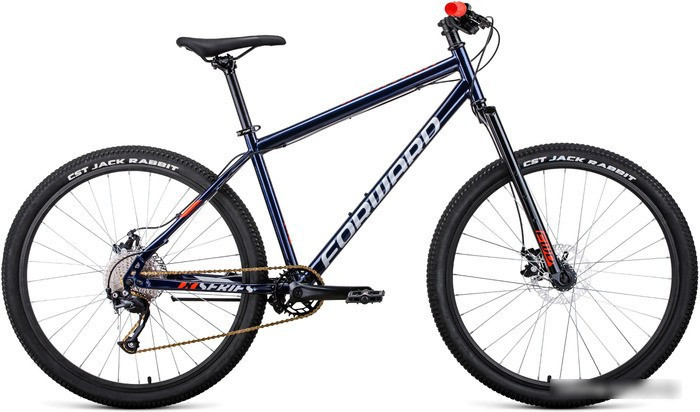 Велосипед Forward Sporting 27.5 X D р.17 2022 (темно-синий/красный) - фото 1 - id-p225066531
