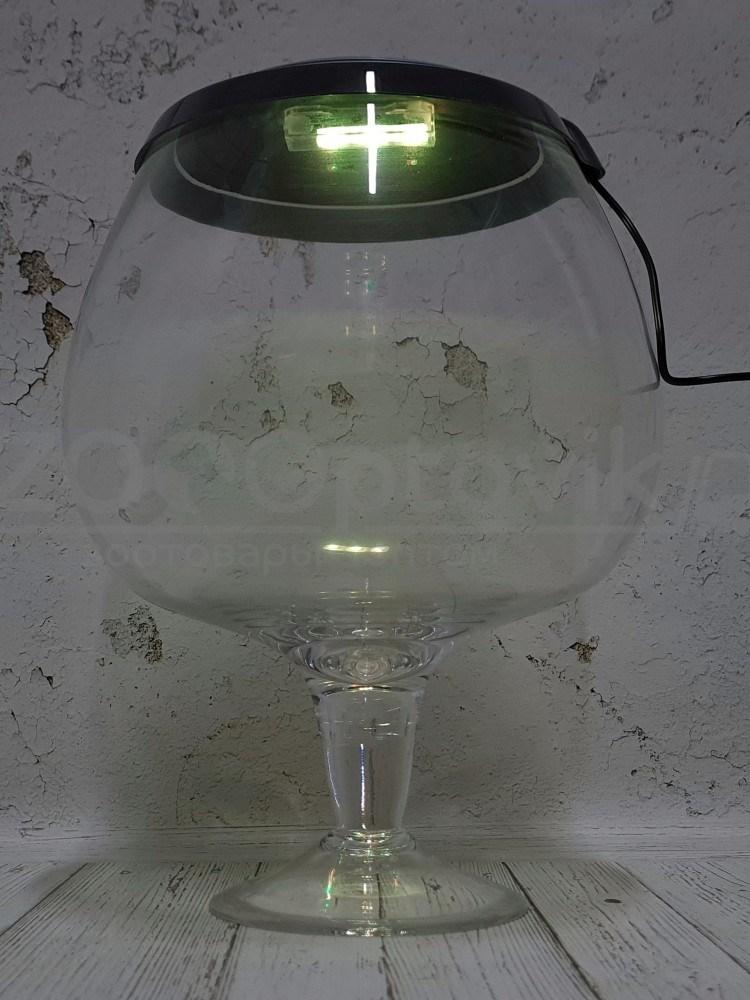 ZooAqua Графитовая крышка для аквариума 12 литров с Led светильником - фото 2 - id-p225067227