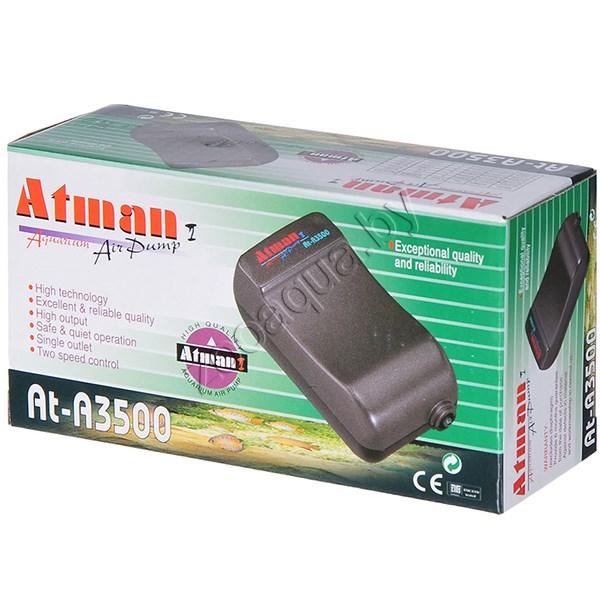 Atman ATM-AT-A3500 Компрессор Atman AT-A3500 для аквариумов до 120 литров, 120 л/ч, регулируемый - фото 1 - id-p225067280