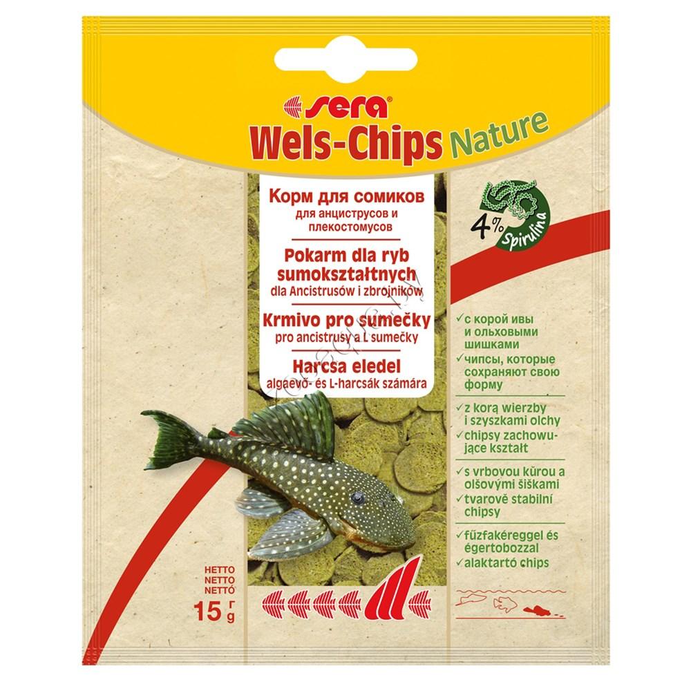 Sera Sera Корм таблетки для сомиков "Wels Chips", пакетик, 15 г