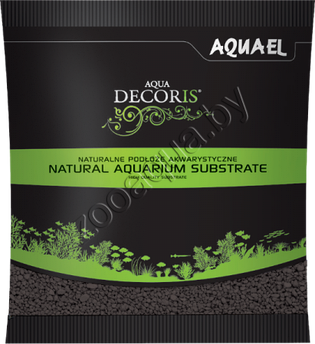 AQUAEL Гравий для аквариумов декоративный Aquael AQUA DECORIS черный 2-3 мм., 1кг