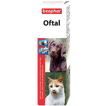 Beaphar Beaphar OFTAL-Augenpfl 50ml / Средство для чистки глаз у собак и котов