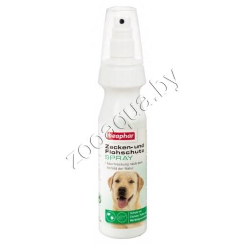 Beaphar Вeaphar Spot on spray for dogs / Cпрей от блох и клещей для собак с экстрактом маргозы, 150 мл