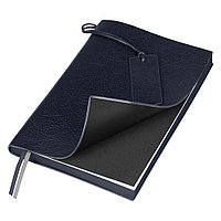 Ежедневник Flexy Foggia Leatherette B5, темно-синий, недатированный, в гибкой обложке в подарочной коробке