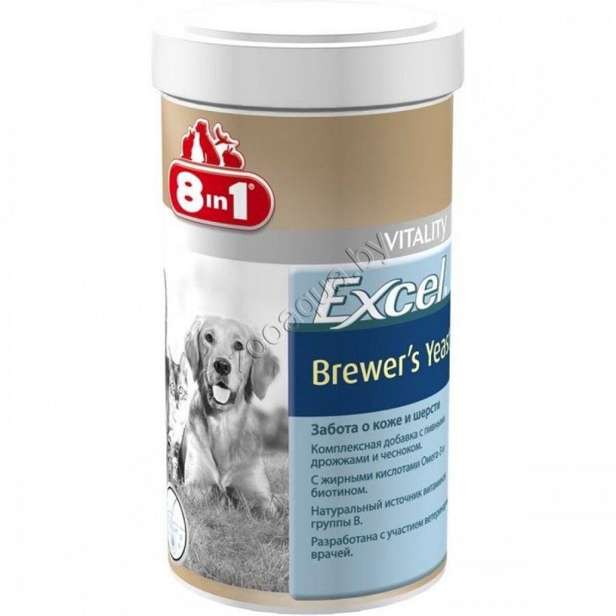 8 in 1 8in1 Excel Brewer's Yeast / Пивные дрожжи - комплексная добавка для собак, 140 таблеток - фото 1 - id-p225067356