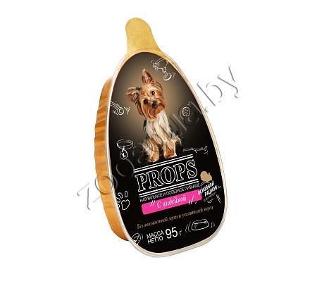 Корм консервированный Мясной для собак с индейкой TM PROPS, 95 г - фото 1 - id-p225067374