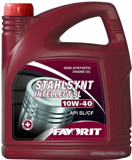 Моторное масло Favorit Stahlsynt Intellect SL 10W-40 5л - фото 1 - id-p225066823