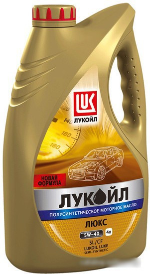 Моторное масло Лукойл Люкс полусинтетическое API SL/CF 5W-40 4л - фото 1 - id-p225066839