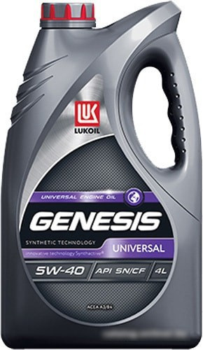 Моторное масло Лукойл Genesis Universal 5W-40 4л - фото 1 - id-p225066849