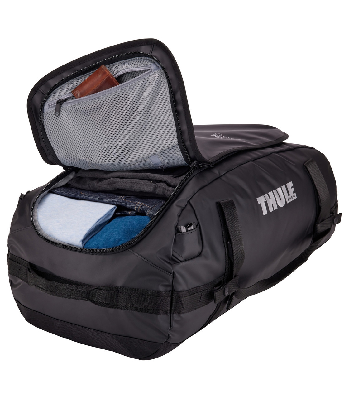 TDSD303K Спортивная сумка Thule CHASM 70L, черная, 3204993 - фото 7 - id-p225076464