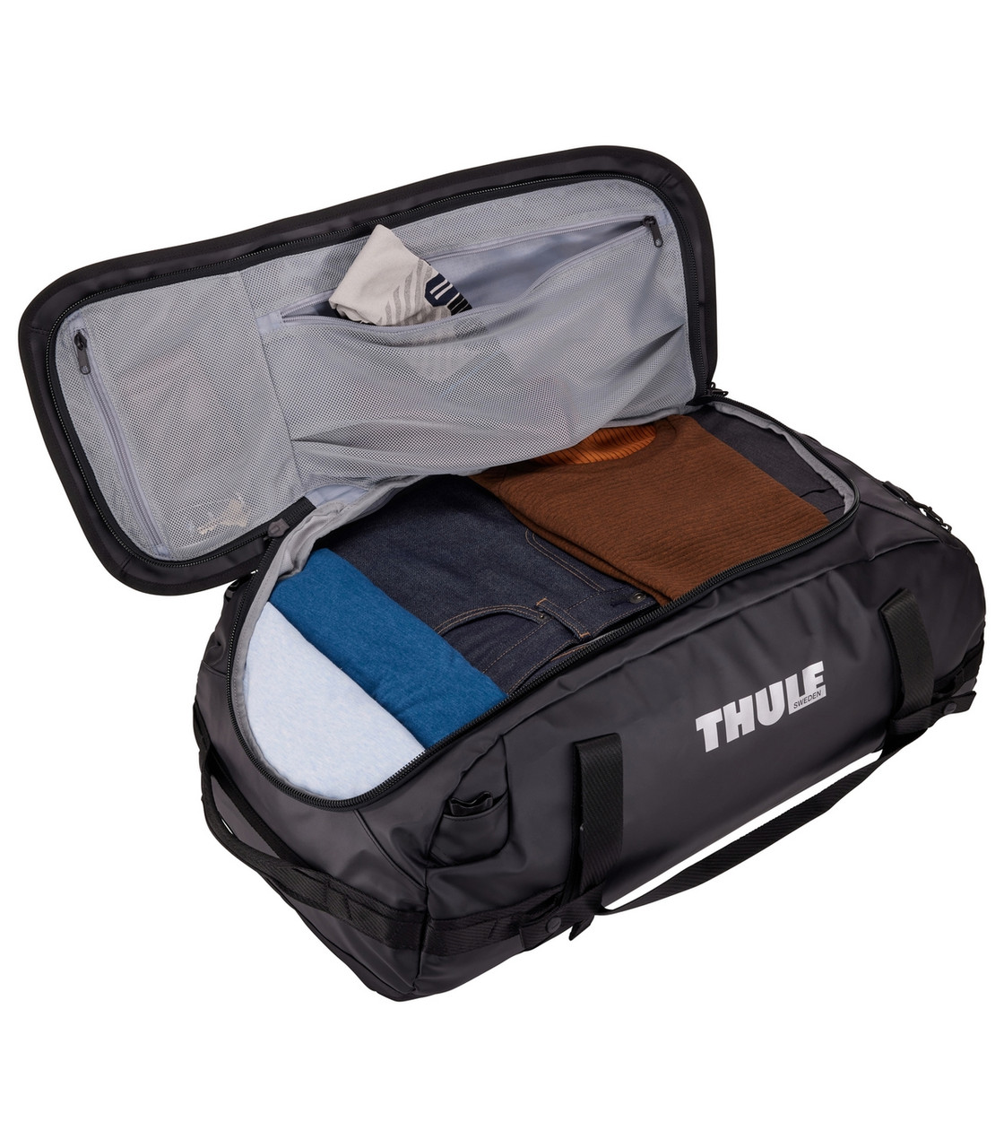 TDSD303K Спортивная сумка Thule CHASM 70L, черная, 3204993 - фото 8 - id-p225076464