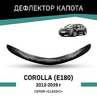 Дефлектор капота Defly, для Toyota Corolla (E180), 2012-2019