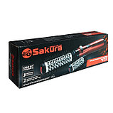 Фен-щетка Sakura SA-4205R, 1200 Вт, 3 режима работы, 2 насадки, защита от перегрева, красная, фото 5