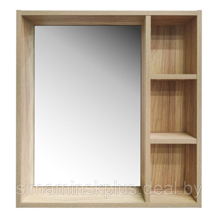 Зеркало-шкаф для ванной комнаты "Эко 55" 12 х 55 х 65 см - фото 1 - id-p225077577