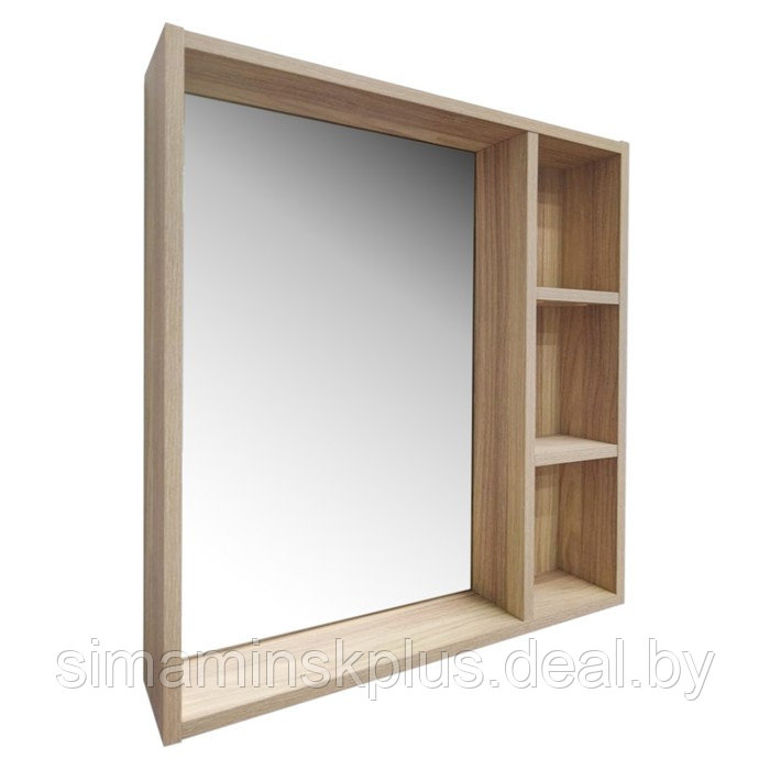 Зеркало-шкаф для ванной комнаты "Эко 55" 12 х 55 х 65 см - фото 3 - id-p225077577