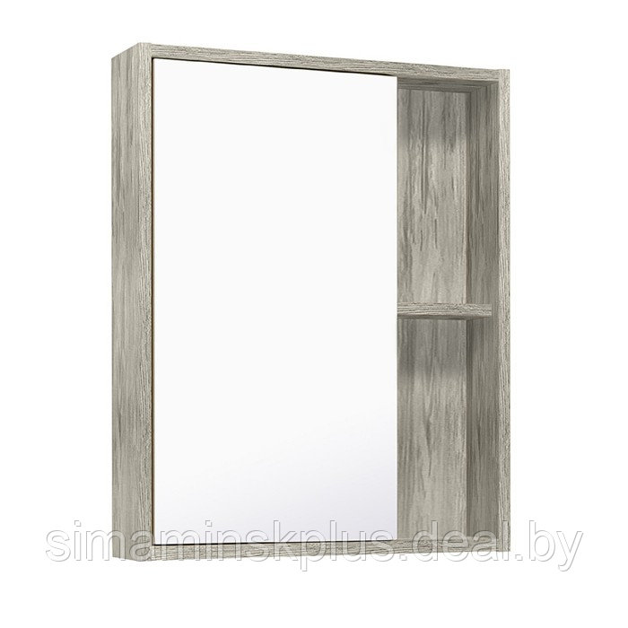 Зеркало-шкаф для ванной комнаты "Эко 52" скандинавский дуб, 12 х 52 х 65 см - фото 1 - id-p225077581