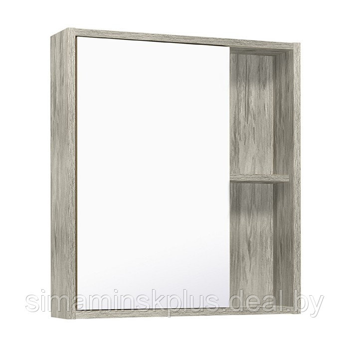 Зеркало-шкаф для ванной комнаты "Эко 60" скандинавский дуб, 12 х 60 х 65 см - фото 1 - id-p225077584