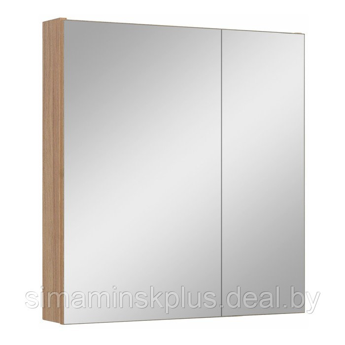 Зеркало-шкаф для ванной комнаты "Лада 60" графит, 12 х 60 х 65 см - фото 1 - id-p225077589
