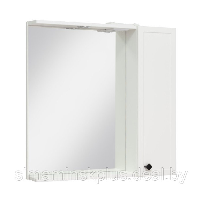 Зеркало-шкаф для ванной комнаты "Римини 75" правый, 14,7 х 75 х 75 см - фото 1 - id-p225077597