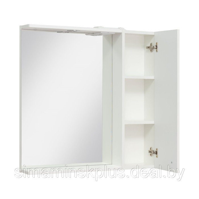 Зеркало-шкаф для ванной комнаты "Римини 75" правый, 14,7 х 75 х 75 см - фото 3 - id-p225077597