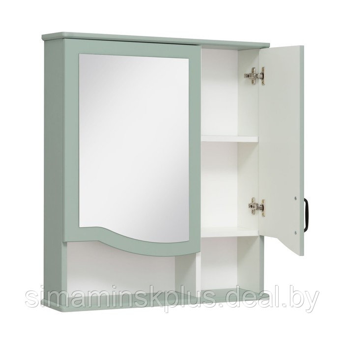 Зеркало-шкаф для ванной комнаты Runo "Марсель 65" мята, 16 х 65 х 75 см - фото 2 - id-p225077598