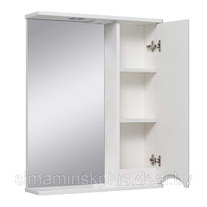 Зеркало-шкаф для ванной комнаты "Афина 60"правый, 16 х 60 х 80 см - фото 2 - id-p225077600