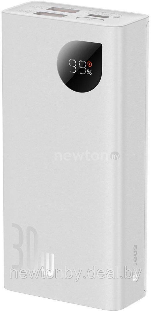 Внешний аккумулятор Baseus Adaman2 Digital Display Fast Charge 20000mAh 30W (белый) - фото 1 - id-p225078051