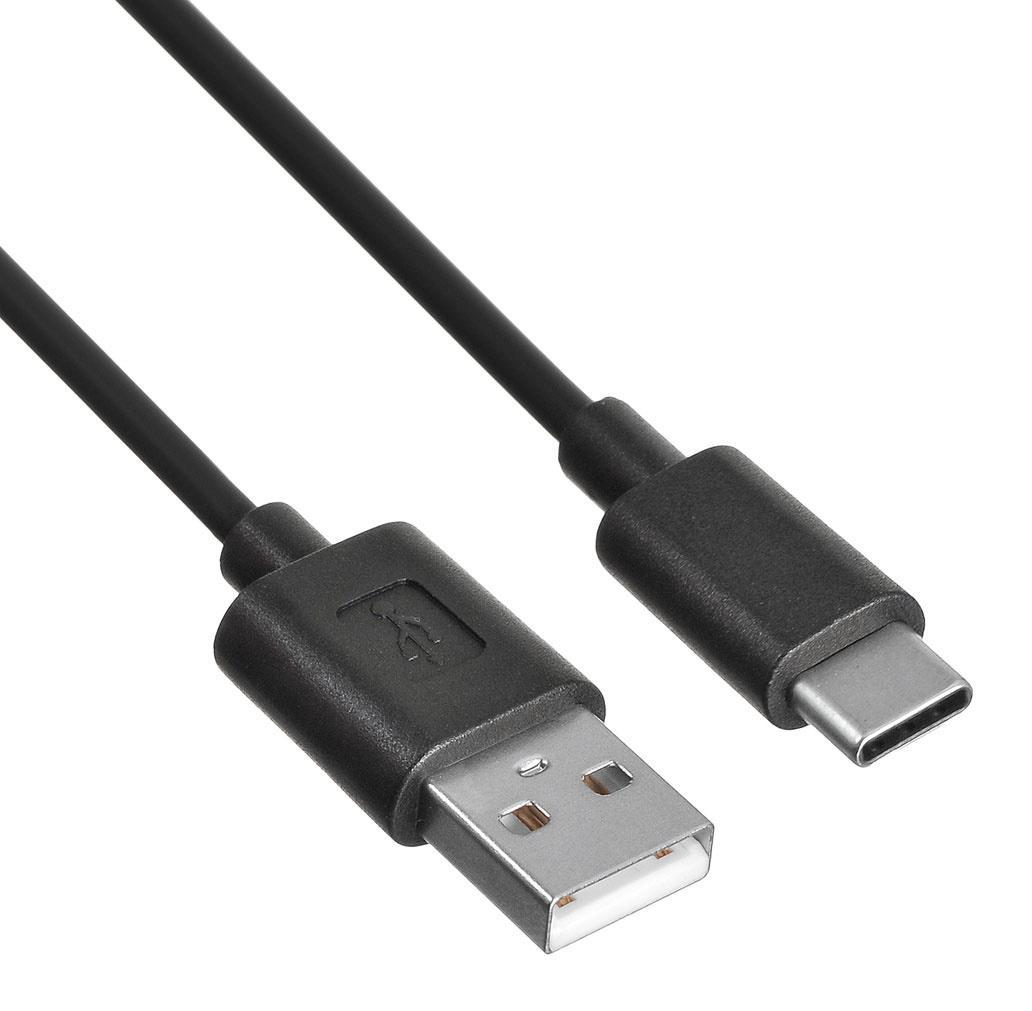 Кабель Buro USB-TC-0.8B2A USB (m)-USB Type-C (m) 0.8м черный - фото 1 - id-p225078044
