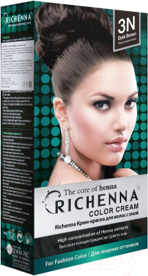 Крем-краска для волос Richenna С хной 3N - фото 1 - id-p225078642