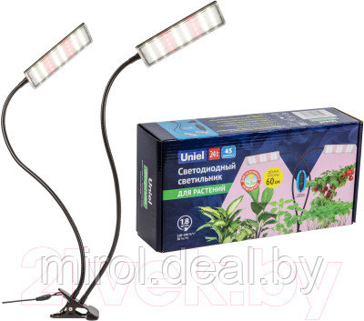 Светильник для растений Uniel ULT-P37-24W/SPFB/TM/60 IP40 Black Twin / UL-00010378 - фото 9 - id-p225079484