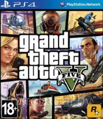 Игра для игровой консоли PlayStation 4 Grand Theft Auto V. Premium Edition - фото 1 - id-p225080234