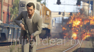 Игра для игровой консоли PlayStation 4 Grand Theft Auto V. Premium Edition - фото 4 - id-p225080234